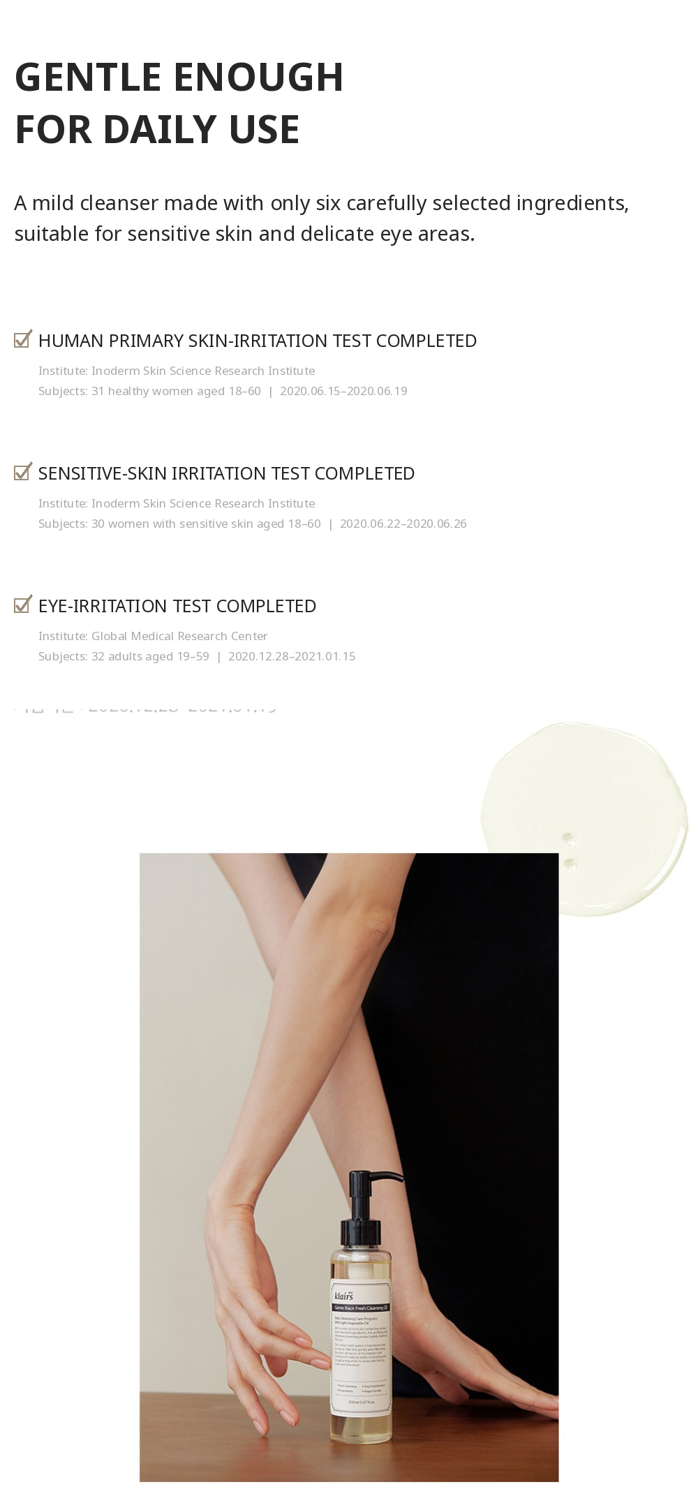 Gentle Black Fresh Cleansing Oil