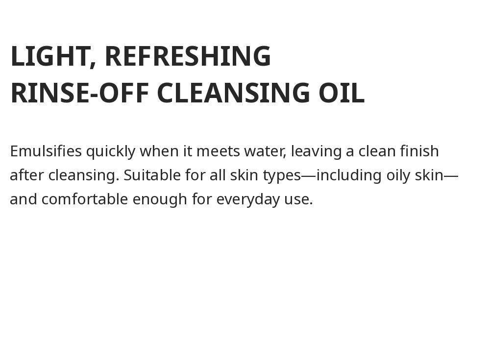 Gentle Black Fresh Cleansing Oil