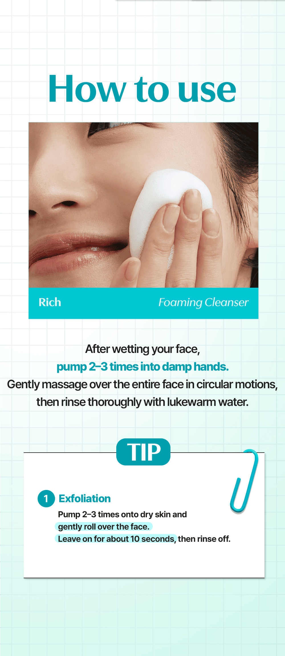 Rich Moist Foaming Cleanser