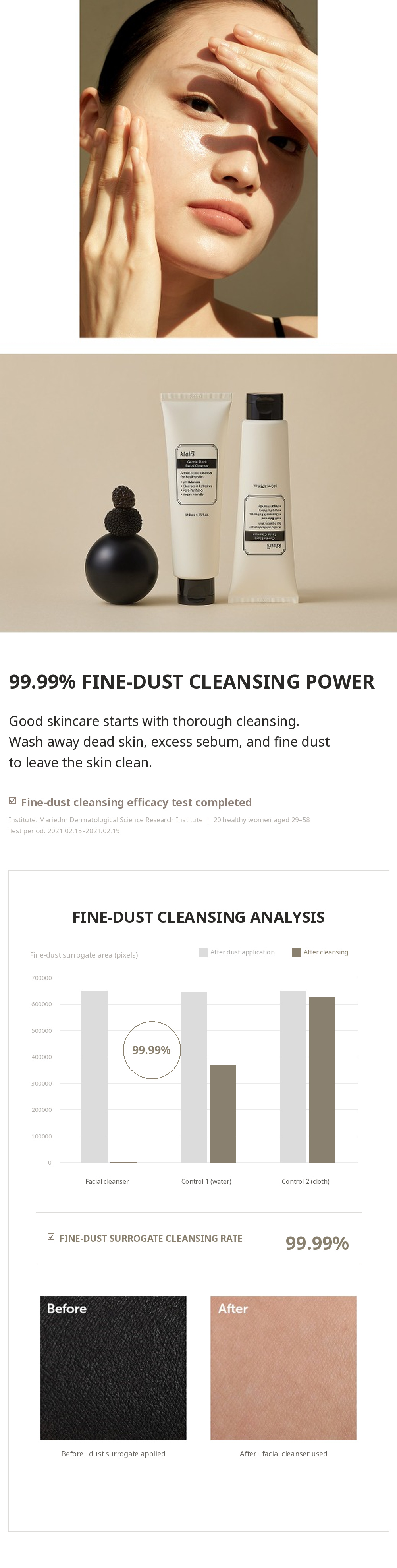 Gentle Black Facial Cleanser
