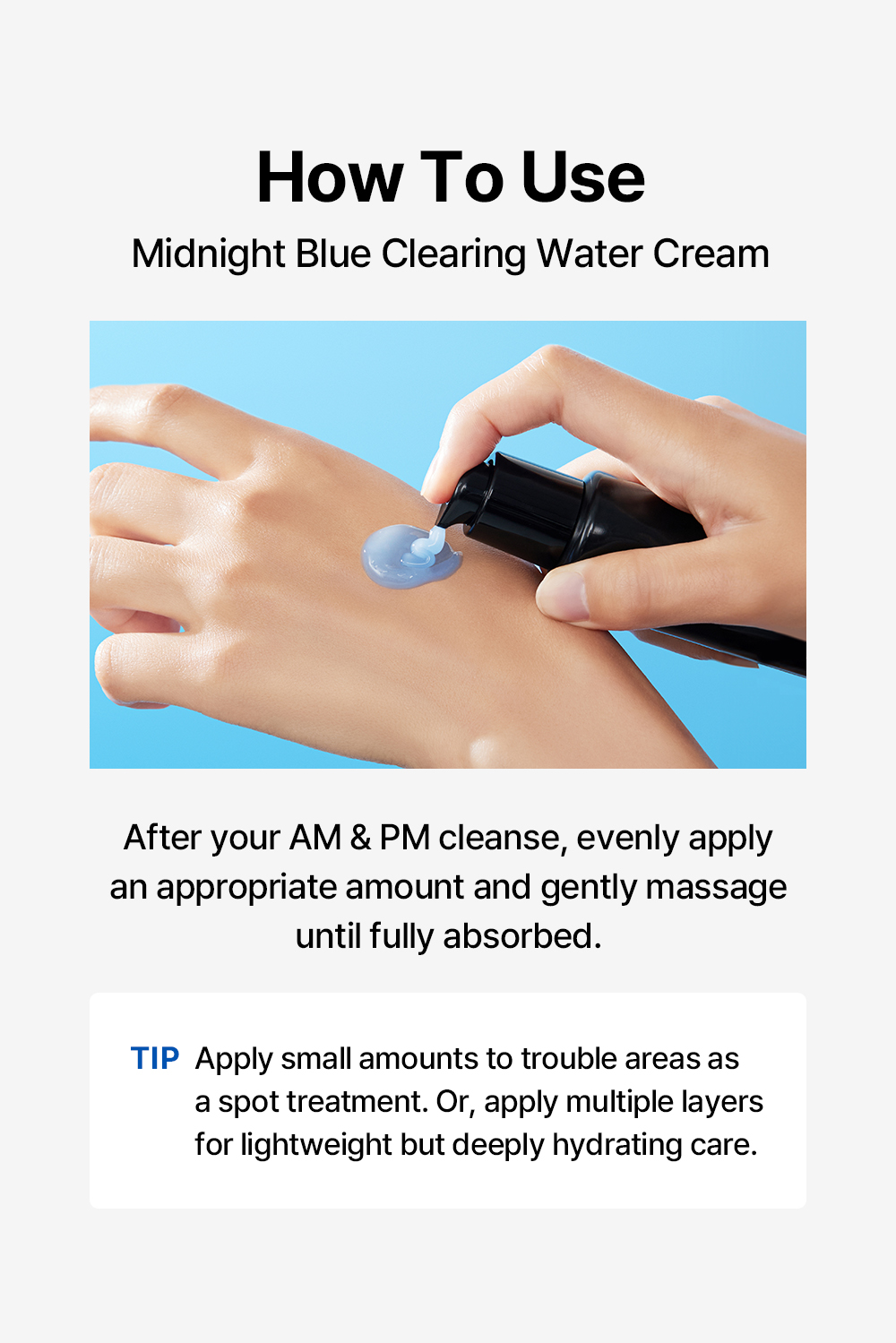 Blue Clearing Water Cream