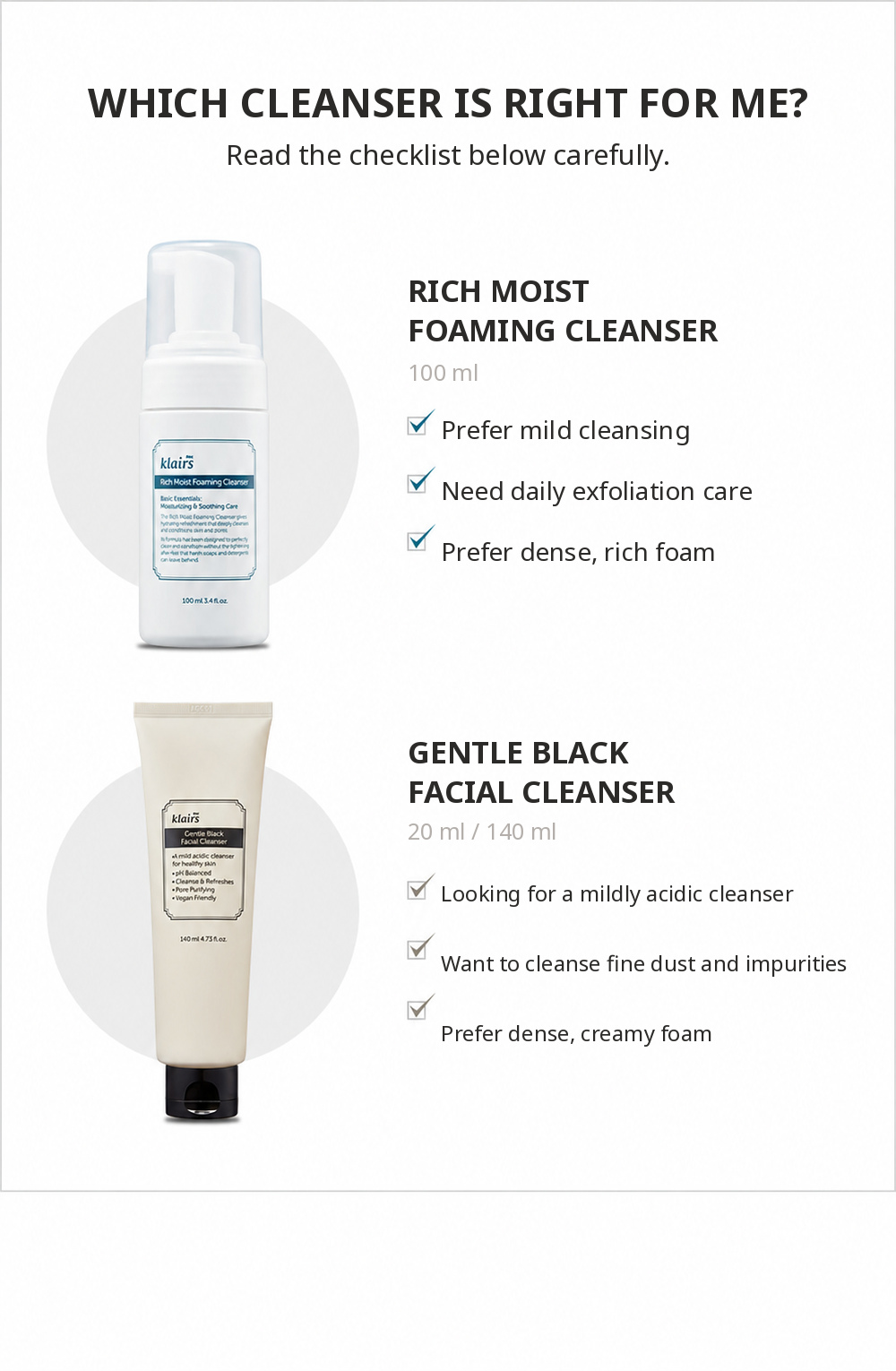 Gentle Black Facial Cleanser