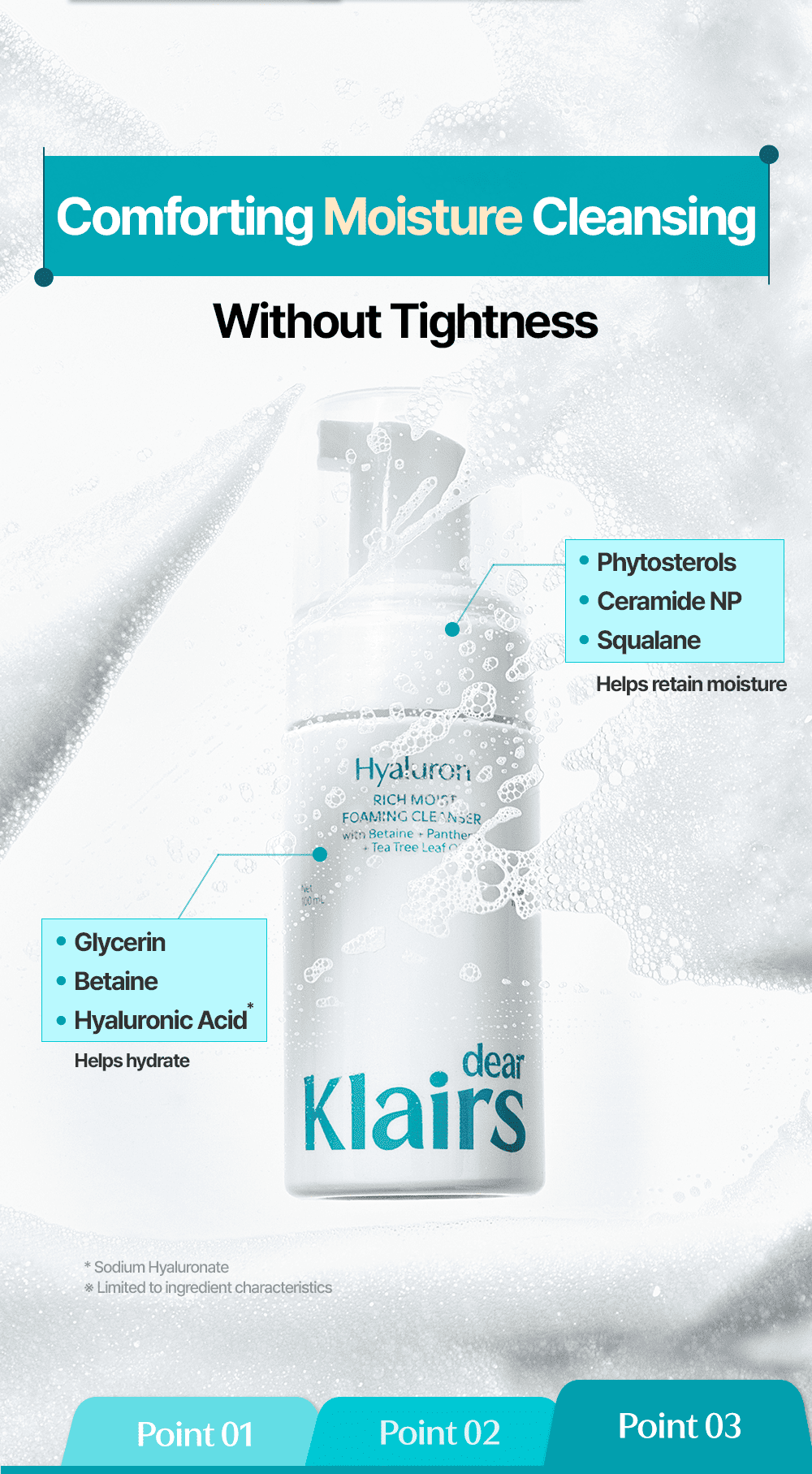 Rich Moist Foaming Cleanser