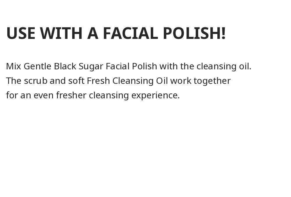 Gentle Black Fresh Cleansing Oil