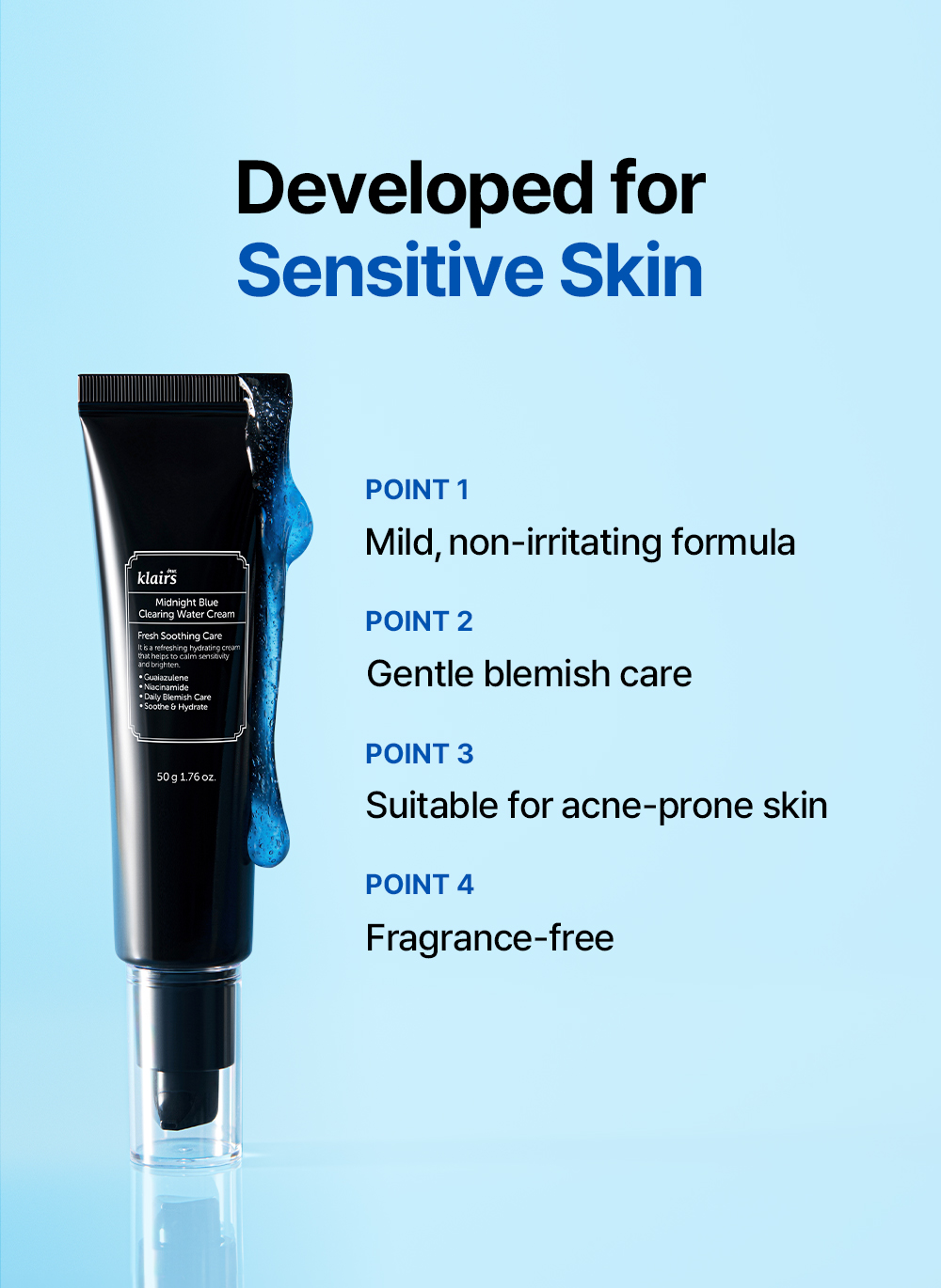 Blue Clearing Water Cream