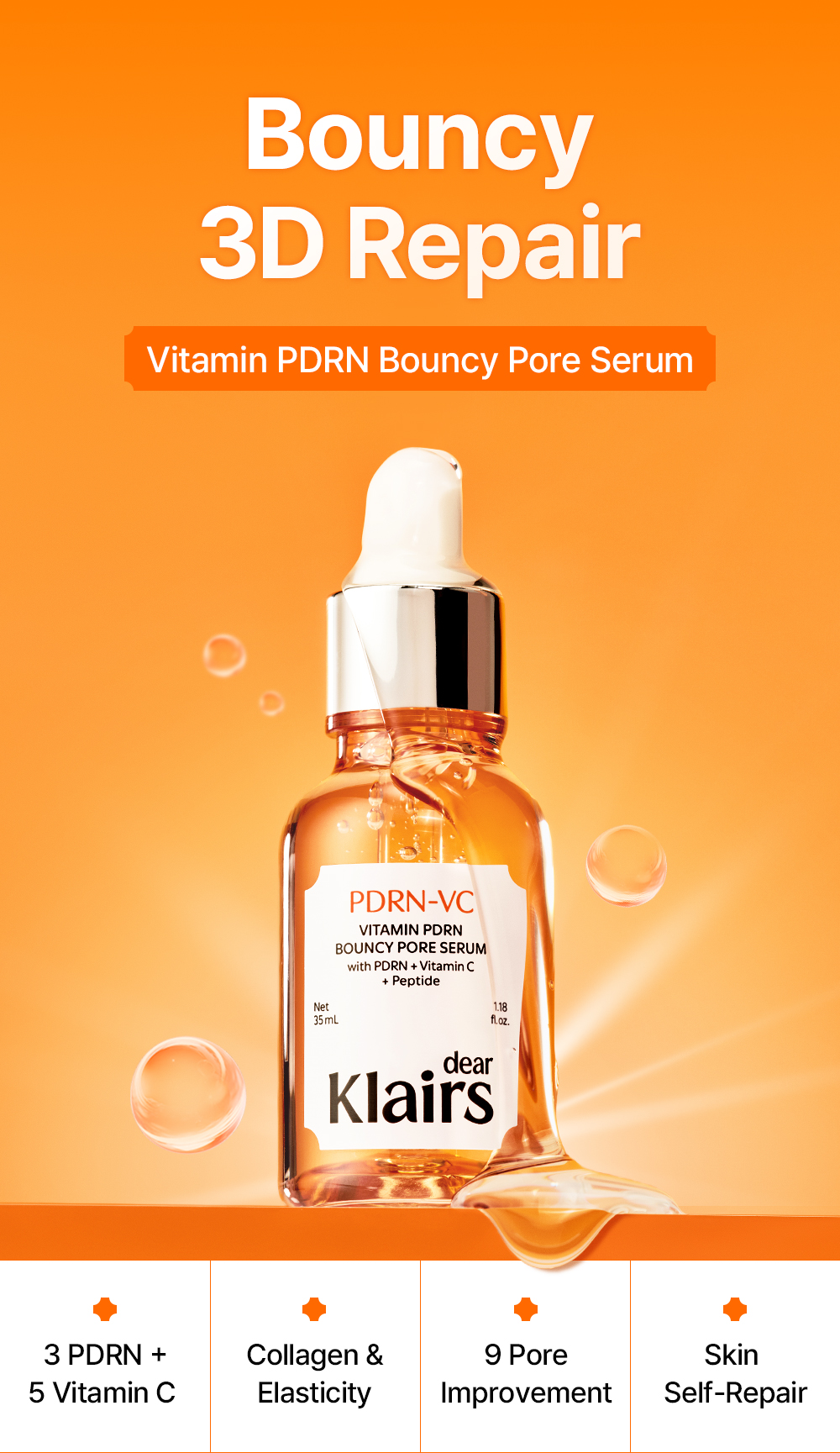 Vitamin PDRN Bouncy Pore Serum