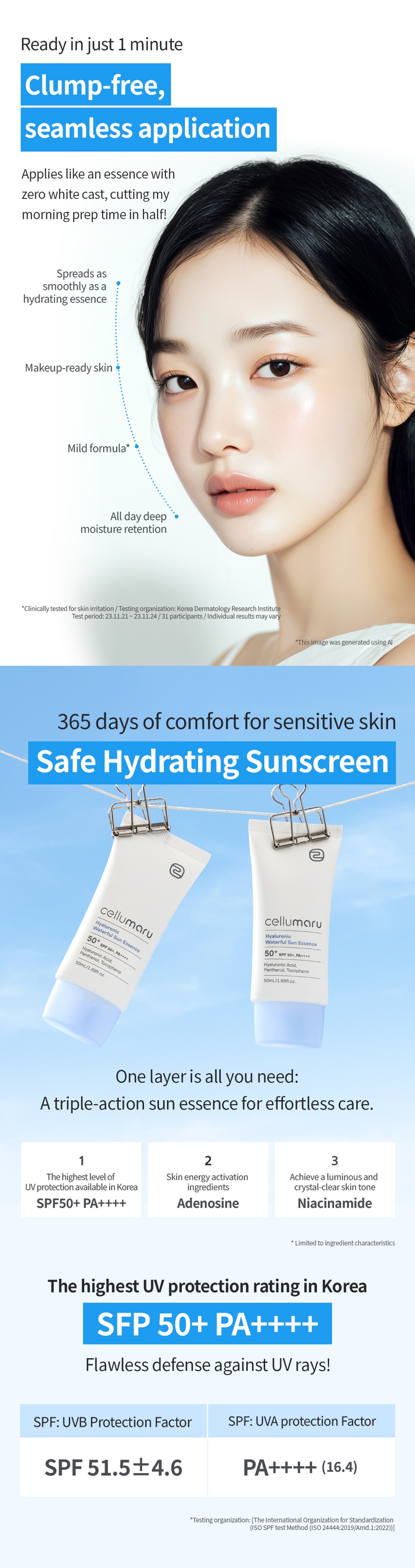 Hyaluronic Waterfull Sun Essence