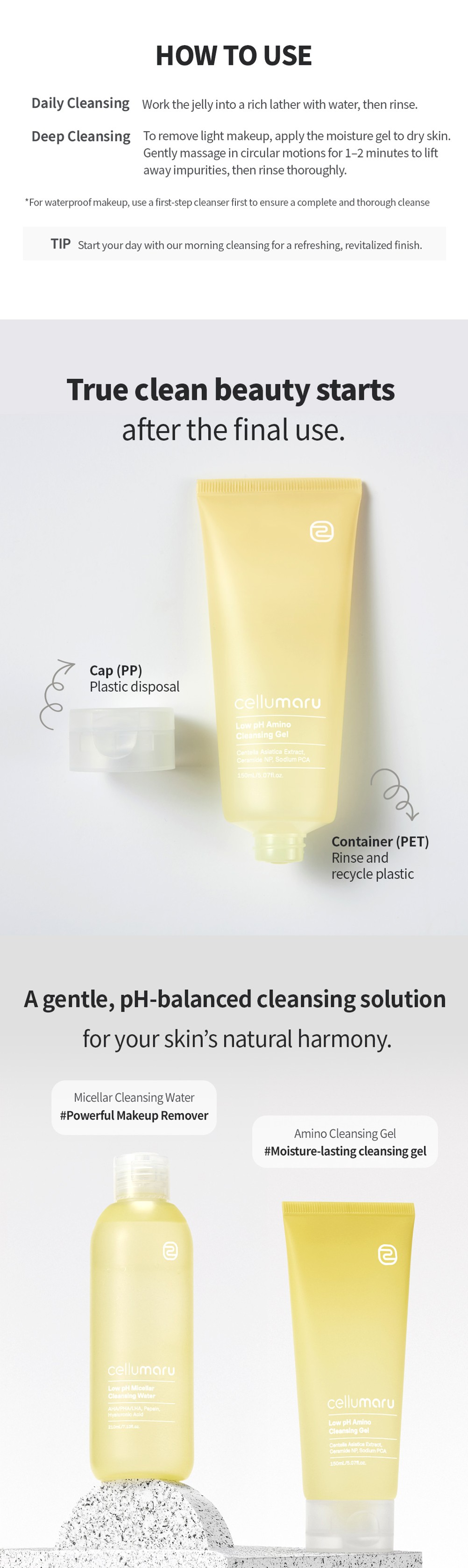 Low pH Amino Cleansing Gel 150ml