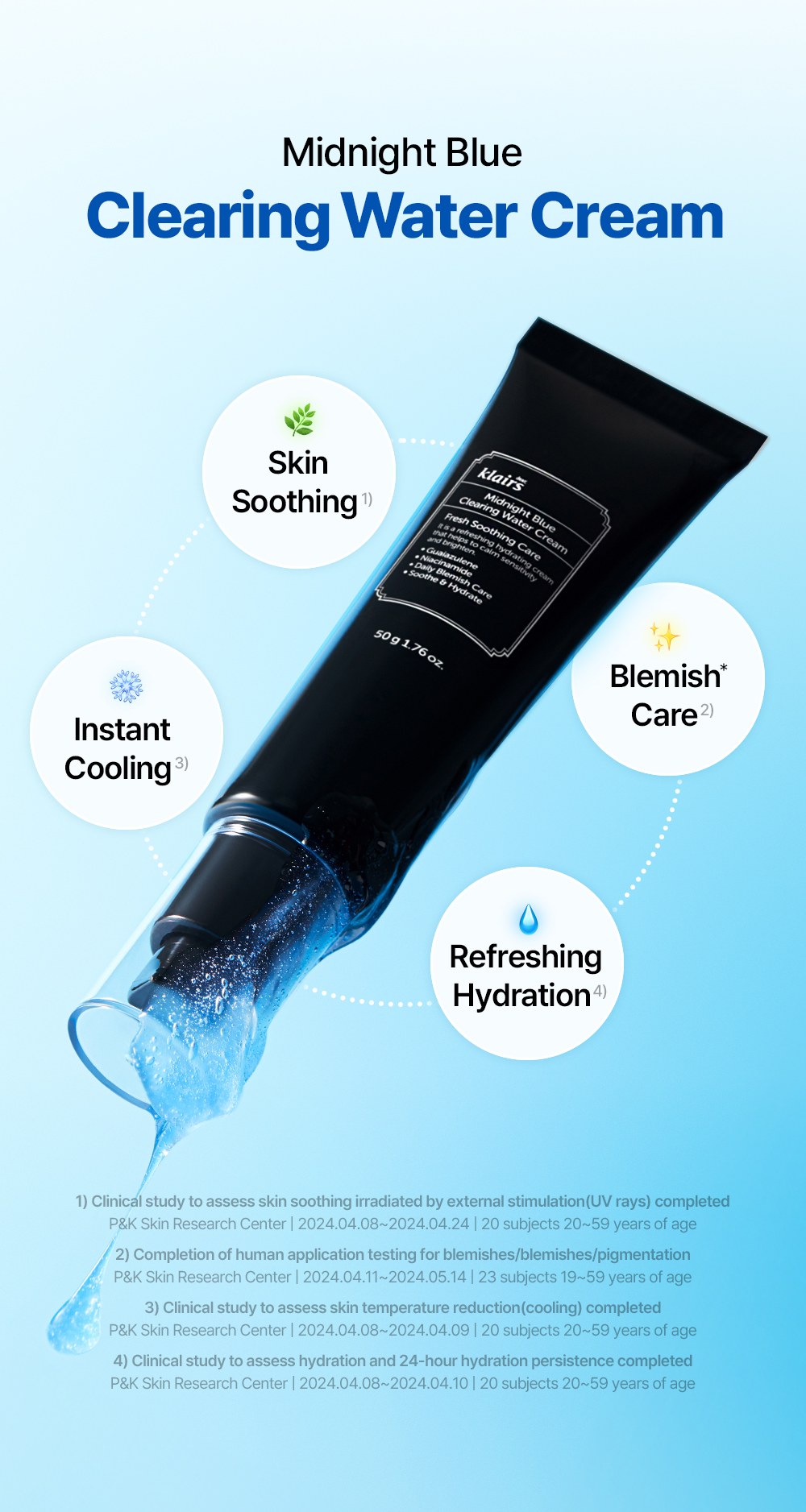 Blue Clearing Water Cream