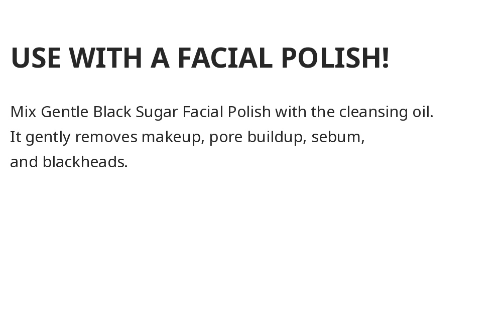 Gentle Black Deep Cleansing Oil