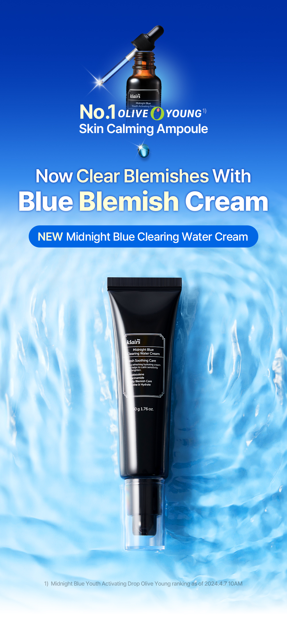 Blue Clearing Water Cream