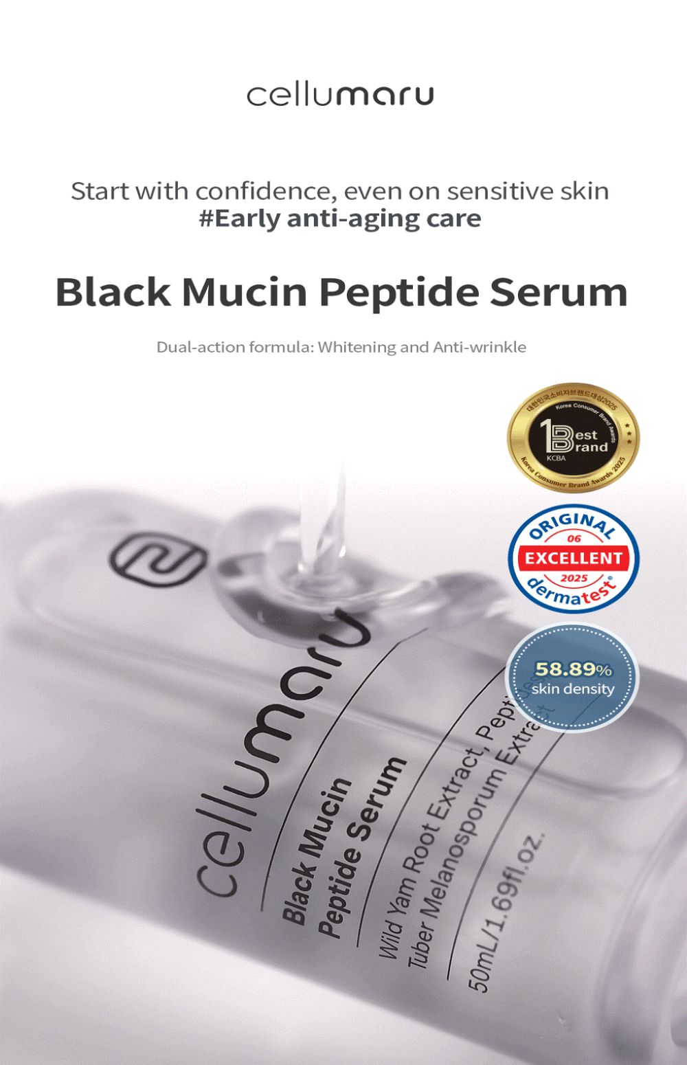Black Mucin Peptide Serum