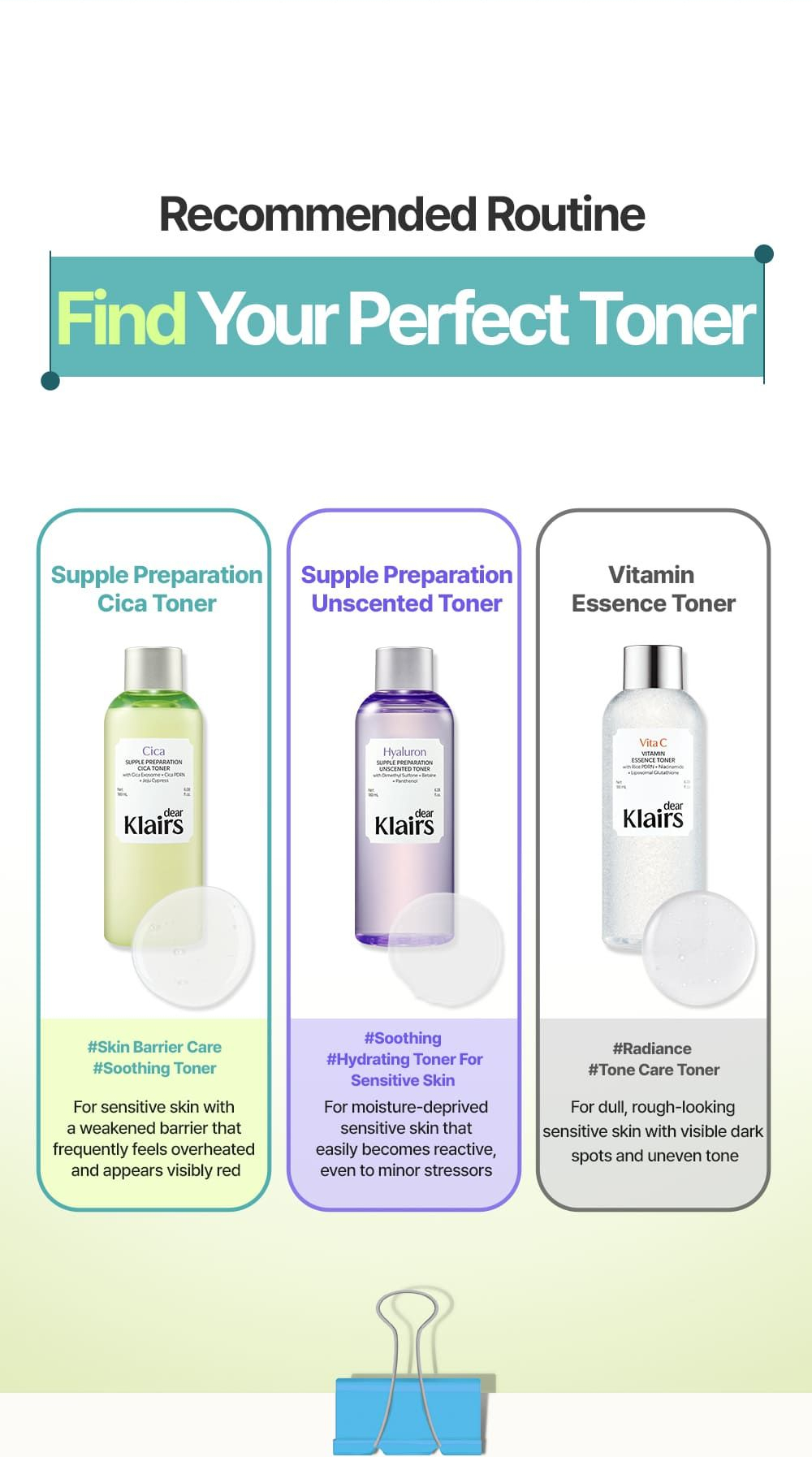 Dear Klairs Supple Preparation Cica Toner