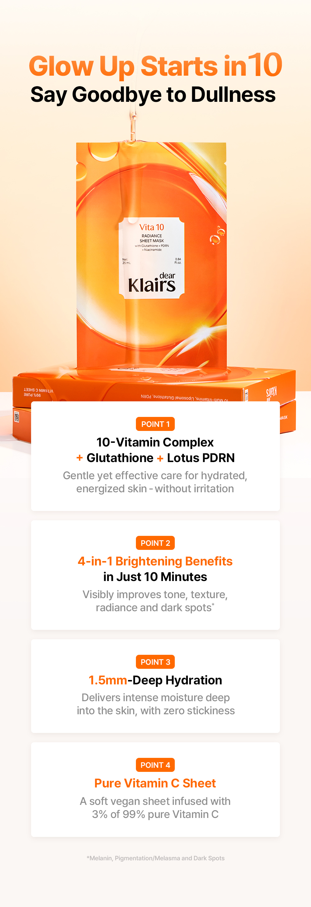 Vita 10 Radiance Sheet Mask