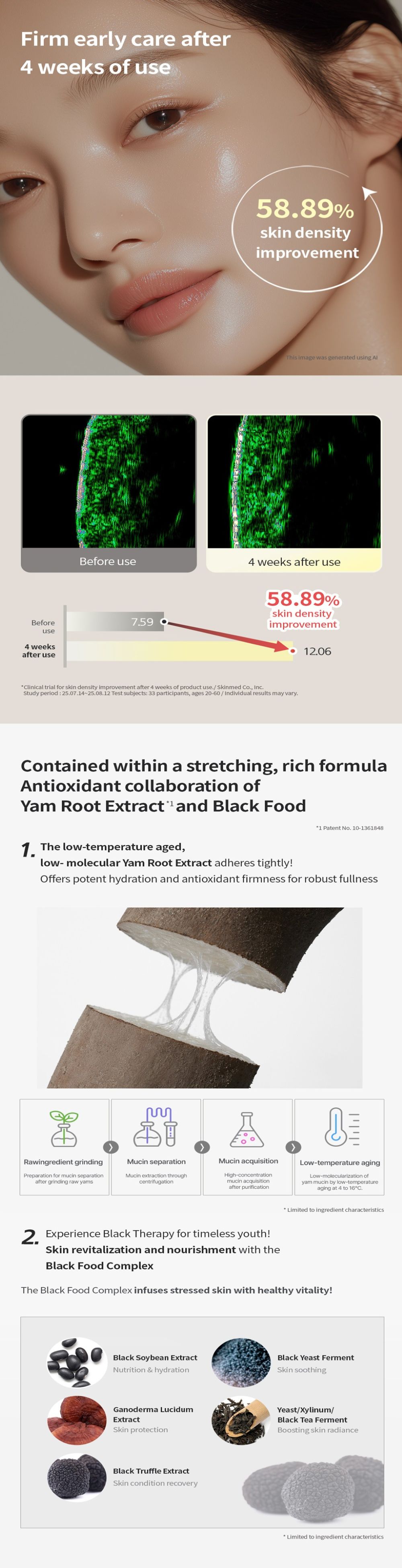 Black Mucin Peptide Serum