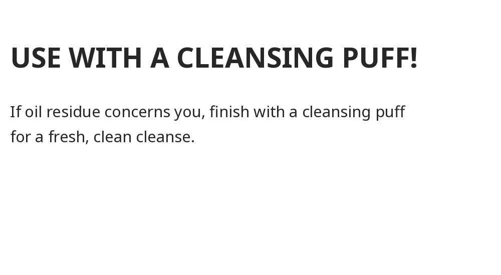 Gentle Black Deep Cleansing Oil