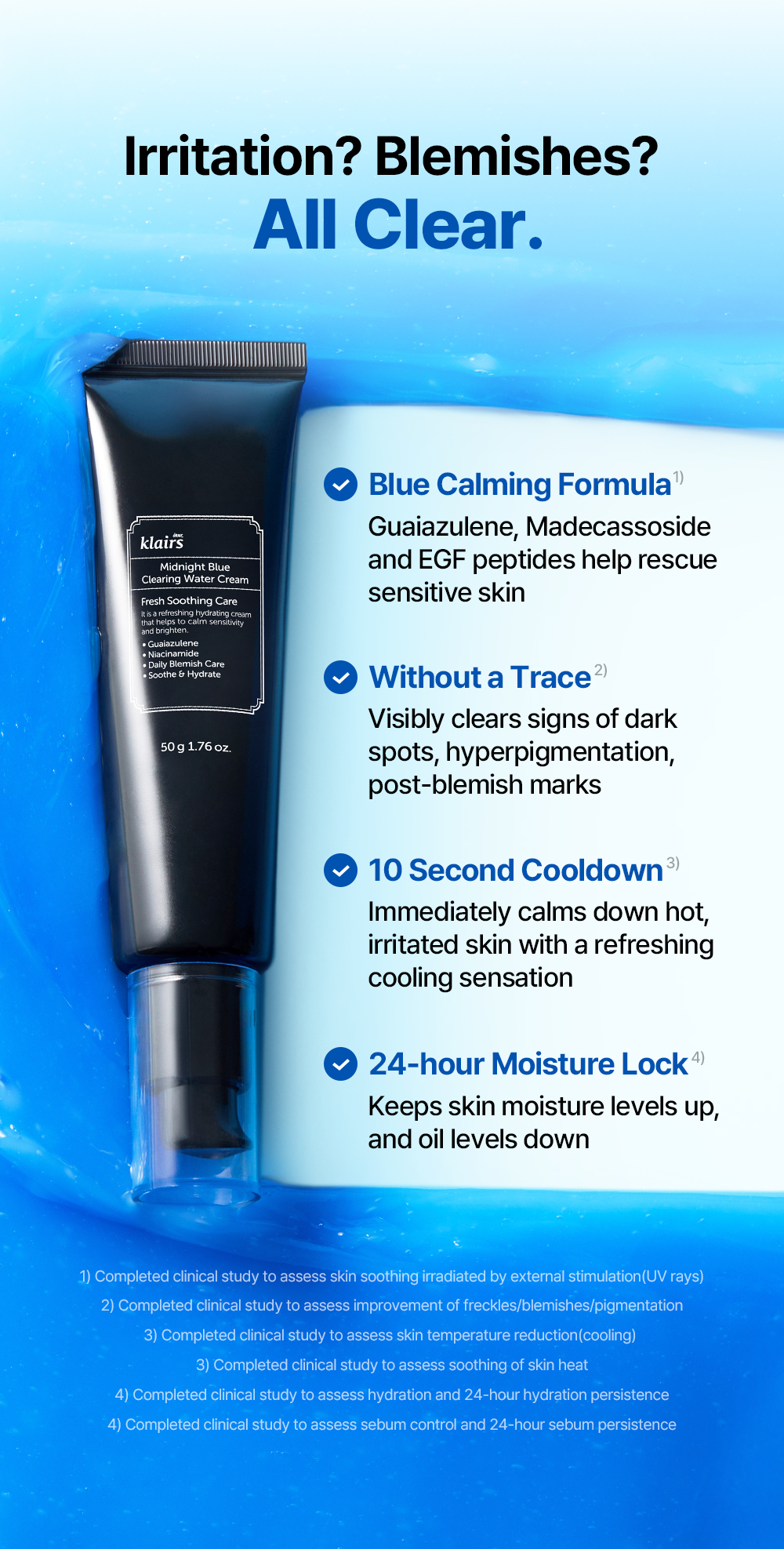 Blue Clearing Water Cream