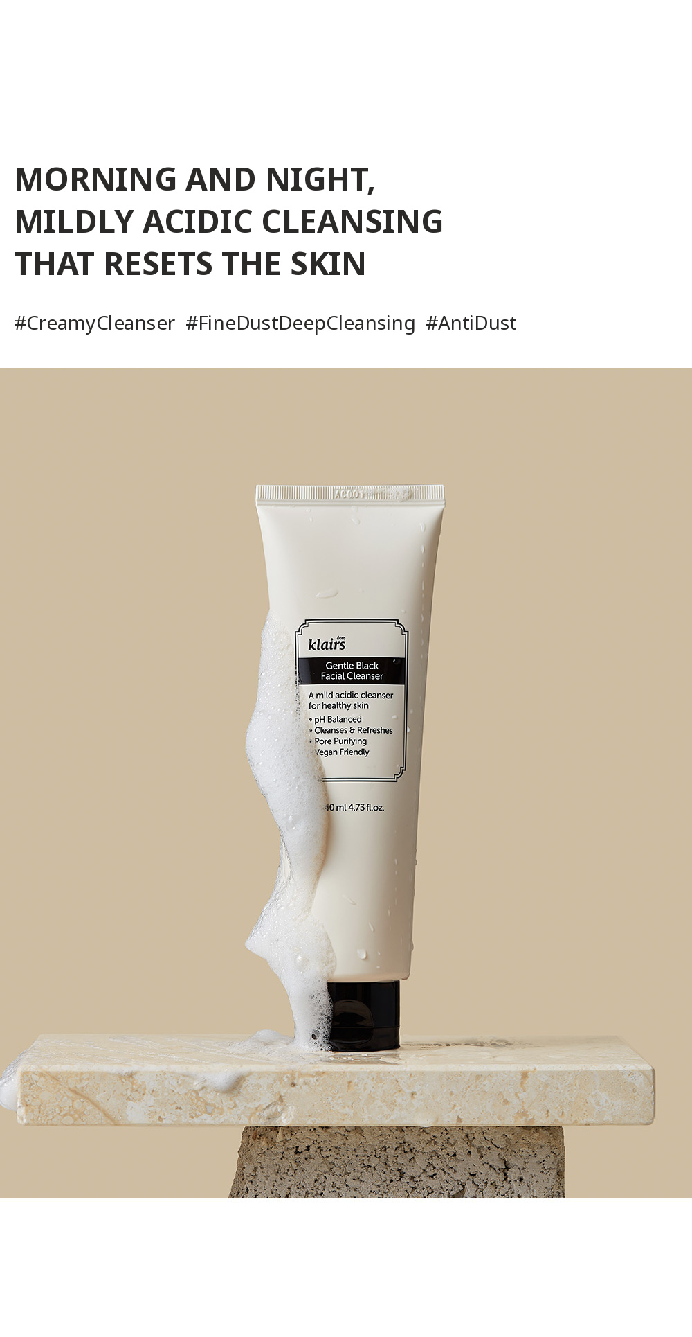 Gentle Black Facial Cleanser