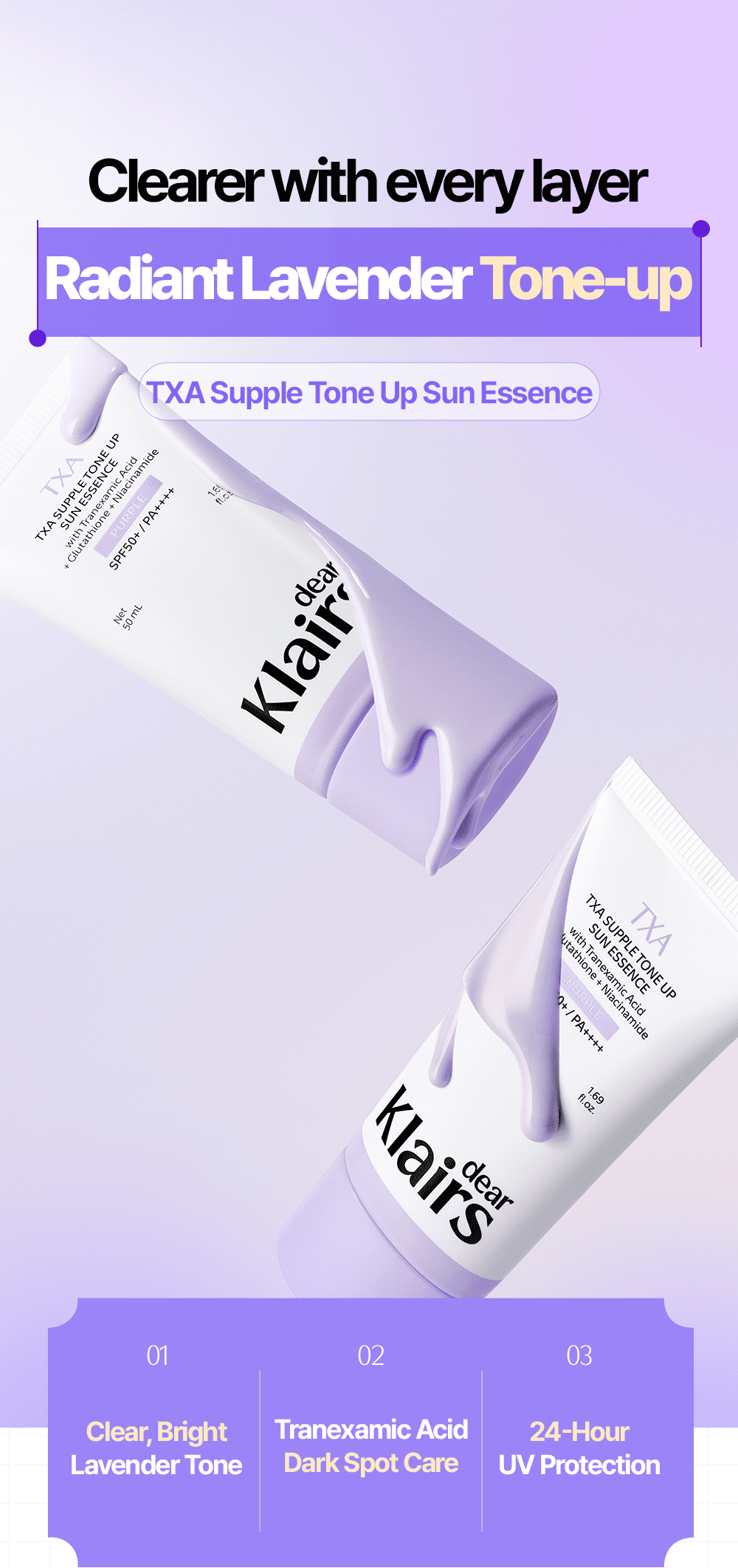 TXA Supple Tone Up Sun Essence