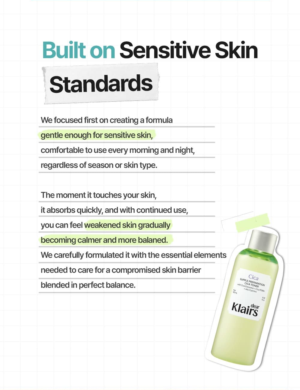 Dear Klairs Supple Preparation Cica Toner