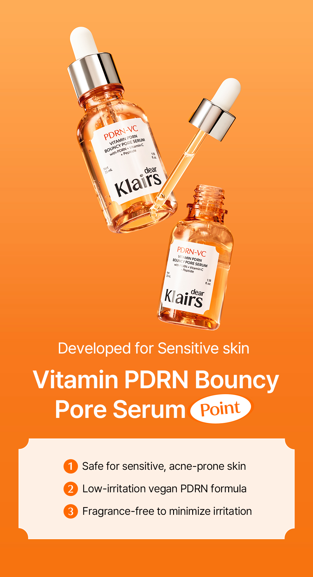 Vitamin PDRN Bouncy Pore Serum