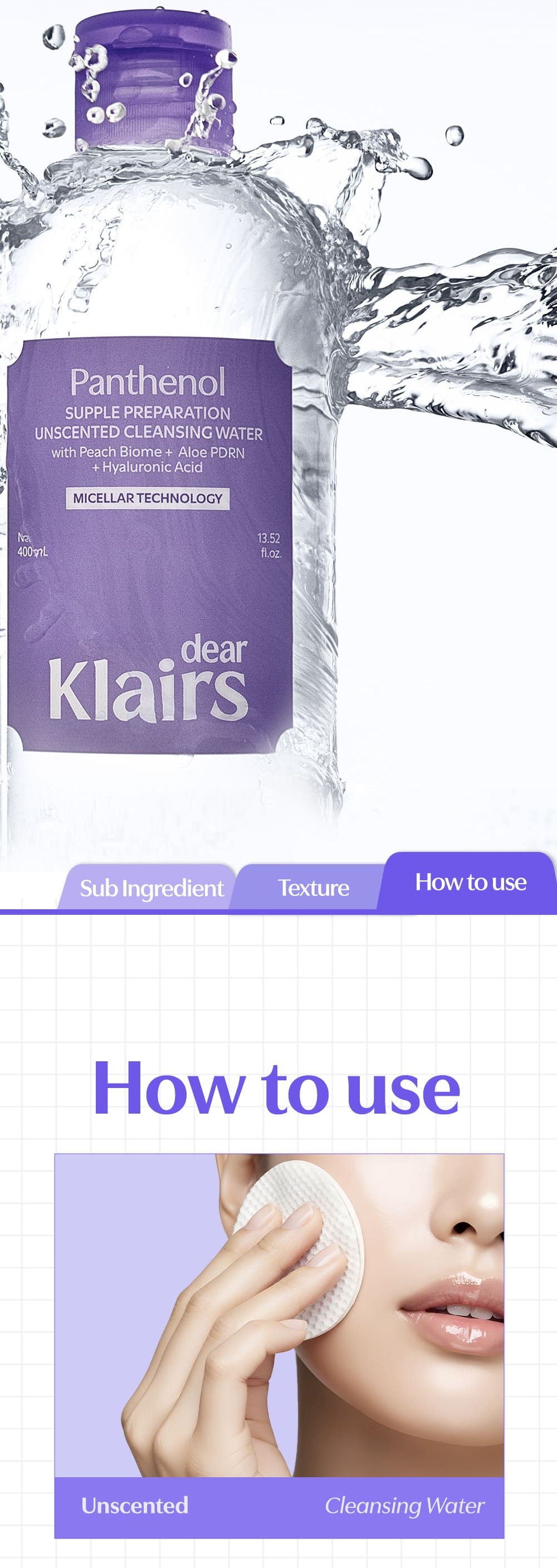 Dear Klairs Supple Preparation Unscented Cleansing Water